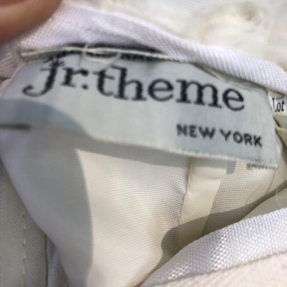 Cream sequined Wiggle Dress: circa 1960s Jr. Theme size 13, USA w/ discount S &H - Picture 4 of 5